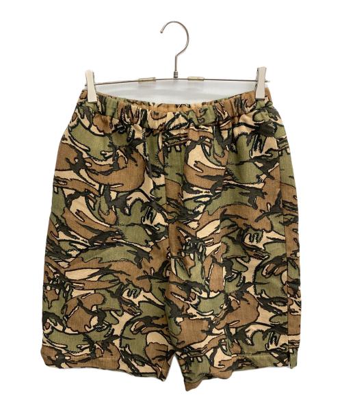 journal standard luxe（ジャーナルスタンダード ラックス）journal standard luxe (ジャーナルスタンダード ラックス) JESSES JQ SHORTS カーキ×ベージュ サイズ:FREEの古着・服飾アイテム
