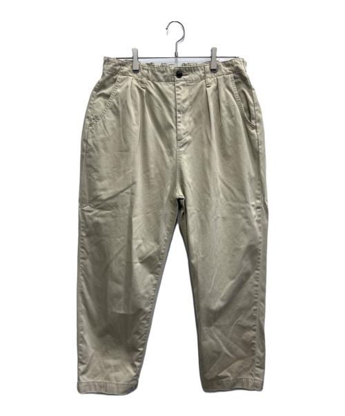 journal standard luxe（ジャーナルスタンダード ラックス）journal standard luxe (ジャーナルスタンダード ラックス) チノ タックテーパーパンツ ベージュ サイズ:Lの古着・服飾アイテム