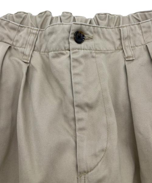 journal standard luxe（ジャーナルスタンダード ラックス）journal standard luxe (ジャーナルスタンダード ラックス) チノ タックテーパーパンツ ベージュ サイズ:Lの古着・服飾アイテム