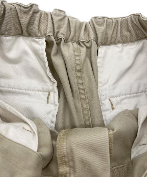 journal standard luxe（ジャーナルスタンダード ラックス）journal standard luxe (ジャーナルスタンダード ラックス) チノ タックテーパーパンツ ベージュ サイズ:Lの古着・服飾アイテム