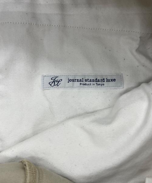 journal standard luxe（ジャーナルスタンダード ラックス）journal standard luxe (ジャーナルスタンダード ラックス) チノ タックテーパーパンツ ベージュ サイズ:Lの古着・服飾アイテム