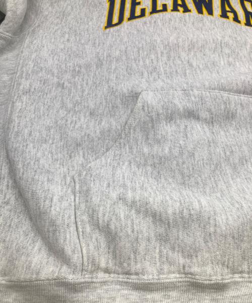 rugged sweats（ラギッドスウェット）RUGGED SWEATS (ラギッドスウェット) カレッジロゴプリントパーカー グレー サイズ:Lの古着・服飾アイテム