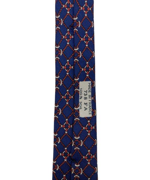 HERMES（エルメス）HERMES (エルメス) ネクタイ ネイビー サイズ:無しの古着・服飾アイテム