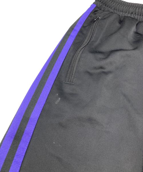 adidas（アディダス）adidas (アディダス) トラックパンツ（ジェンダーニュートラル） ブラック×パープル サイズ:Lの古着・服飾アイテム