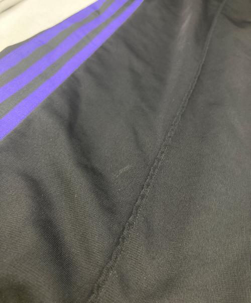 adidas（アディダス）adidas (アディダス) トラックパンツ（ジェンダーニュートラル） ブラック×パープル サイズ:Lの古着・服飾アイテム