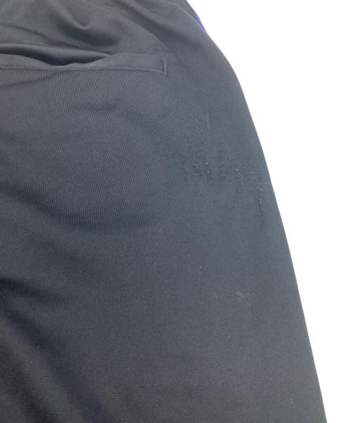 adidas（アディダス）adidas (アディダス) トラックパンツ（ジェンダーニュートラル） ブラック×パープル サイズ:Lの古着・服飾アイテム