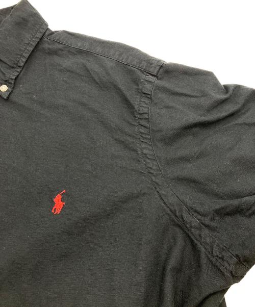 POLO RALPH LAUREN（ポロ・ラルフローレン）POLO RALPH LAUREN (ポロ・ラルフローレン) ポニーロゴボタンダウンシャツ ブラック サイズ:Lの古着・服飾アイテム