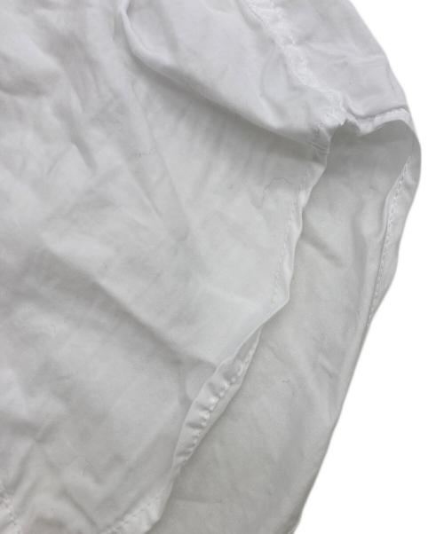 BLACK COMME des GARCONS（ブラックコムデギャルソン）BLACK COMME des GARCONS (ブラックコムデギャルソン) AD2021　フーディシャツ ホワイト サイズ:Lの古着・服飾アイテム
