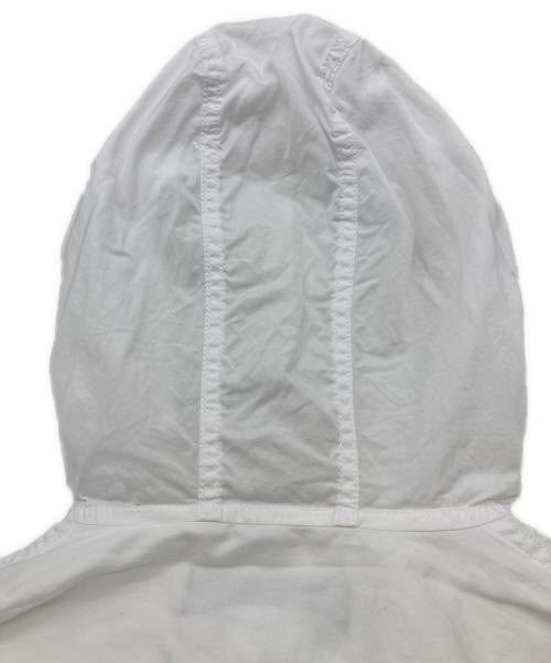 BLACK COMME des GARCONS（ブラックコムデギャルソン）BLACK COMME des GARCONS (ブラックコムデギャルソン) AD2021　フーディシャツ ホワイト サイズ:Lの古着・服飾アイテム