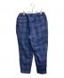COMME des GARCONS HOMME DEUX (コムデギャルソン オム ドゥ) チェックテーパードパンツ ネイビー サイズ:S：5000円