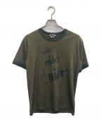 BLACK COMME des GARCONS×NIKEブラックコムデギャルソン×ナイキ）の古着「AD2020　ロゴTシャツ」｜グリーン