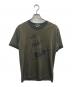 BLACK COMME des GARCONS（ブラックコムデギャルソン）の古着「AD2020　ロゴTシャツ」｜グリーン