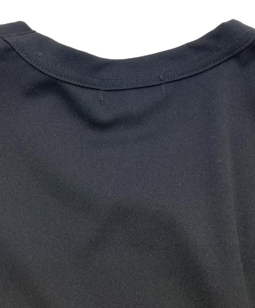 COMME des GARCONS HOMME PLUS（コムデギャルソンオムプリュス）COMME des GARCONS HOMME PLUS (コムデギャルソンオムプリュス) AD2024　メッシュ ベスト レイヤード ドッキング 半袖 Tシャツ ブラック サイズ:Mの古着・服飾アイテム