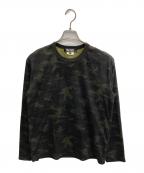 BLACK COMME des GARCONSブラックコムデギャルソン）の古着「ロングスリーブTシャツ」｜グリーン