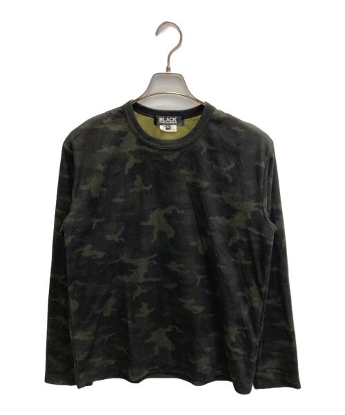 BLACK COMME des GARCONS（ブラックコムデギャルソン）BLACK COMME des GARCONS (ブラックコムデギャルソン) ロングスリーブTシャツ グリーン サイズ:Lの古着・服飾アイテム