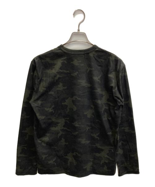 BLACK COMME des GARCONS（ブラックコムデギャルソン）BLACK COMME des GARCONS (ブラックコムデギャルソン) ロングスリーブTシャツ グリーン サイズ:Lの古着・服飾アイテム