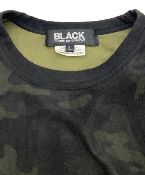 BLACK COMME des GARCONS（ブラックコムデギャルソン）BLACK COMME des GARCONS (ブラックコムデギャルソン) ロングスリーブTシャツ グリーン サイズ:Lの古着・服飾アイテム