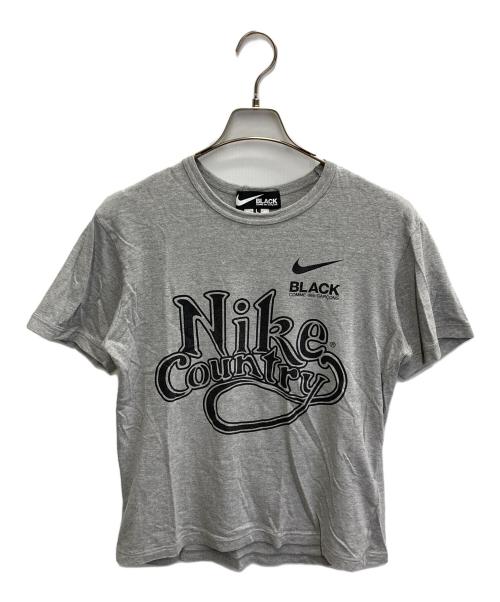 BLACK COMME des GARCONS（ブラックコムデギャルソン）BLACK COMME des GARCONS (ブラックコムデギャルソン) NIKE (ナイキ) ロゴTシャツ グレー サイズ:Lの古着・服飾アイテム