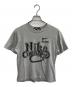 BLACK COMME des GARCONS（ブラックコムデギャルソン）の古着「ロゴTシャツ」｜グレー