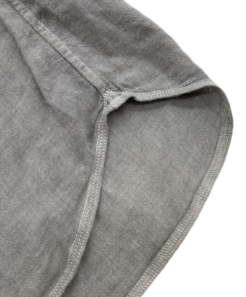 MITTAN（ミッタン）MITTAN (ミッタン) コットンシャツ グレー サイズ:Lの古着・服飾アイテム