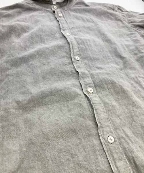 MITTAN（ミッタン）MITTAN (ミッタン) コットンシャツ グレー サイズ:Lの古着・服飾アイテム