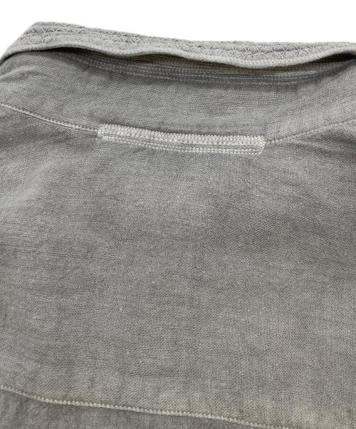 MITTAN（ミッタン）MITTAN (ミッタン) コットンシャツ グレー サイズ:Lの古着・服飾アイテム