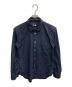 COMME des GARCONS HOMME DEUX（コムデギャルソン オム ドゥ）の古着「AD2018　デザインシャツ」｜ネイビー