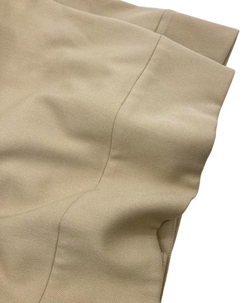 anuans（アニュアンス）anuans (アニュアンス) スキッパーショートワンピース ベージュ サイズ:FREEの古着・服飾アイテム