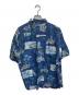 HARLEY-DAVIDSON (ハーレーダビッドソン) 総柄シャツ ブルー サイズ:2XL：5000円