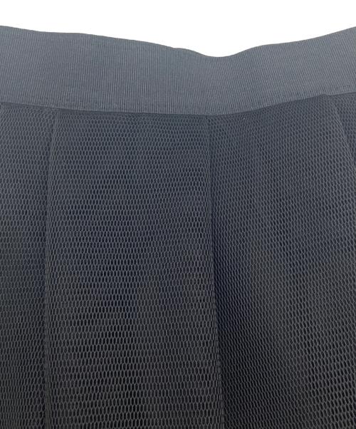 LE PHIL（ル フィル）LE PHIL (ル フィル) スポンディッシュ メッシュ ロングスカート ブラックの古着・服飾アイテム