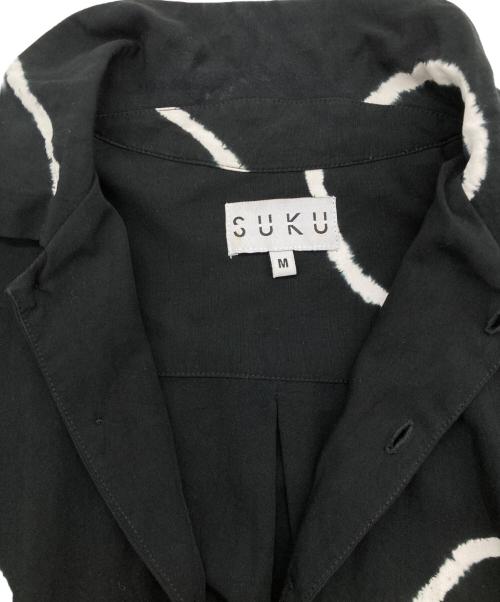 SUKU HOME（スクホーム）SUKU HOME (スクホーム) MOON SUMMER NIGHT PYJAMA SET UP ブラック サイズ:Mの古着・服飾アイテム