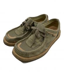 CLARKS ORIGINALS×UNION（クラークス オリジナルズ×ユニオン）の古着「Visions Wallabee "Green Combi"」｜カーキ×ブラウン