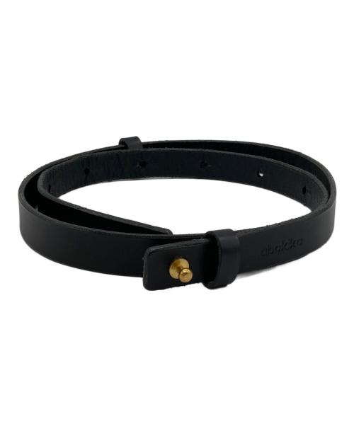 ABOKIKA（アボキカ）ABOKIKA (アボキカ) ab Sam Browne Belt ブラックの古着・服飾アイテム