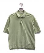 KAPTAIN SUNSHINEキャプテンサンシャイン）の古着「Knit Polo Shirt」｜グリーン
