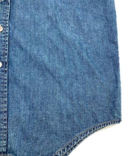 Wrangler（ラングラー）Wrangler (ラングラー) 90’Sデニムシャツ ブルー サイズ:Mの古着・服飾アイテム