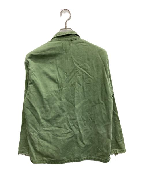 Good Luck fatigue（グッドラック・ファティーグ）Good Luck fatigue (グッドラック・ファティーグ) 40-50`sユーティリティージャケット グリーン サイズ:Mの古着・服飾アイテム