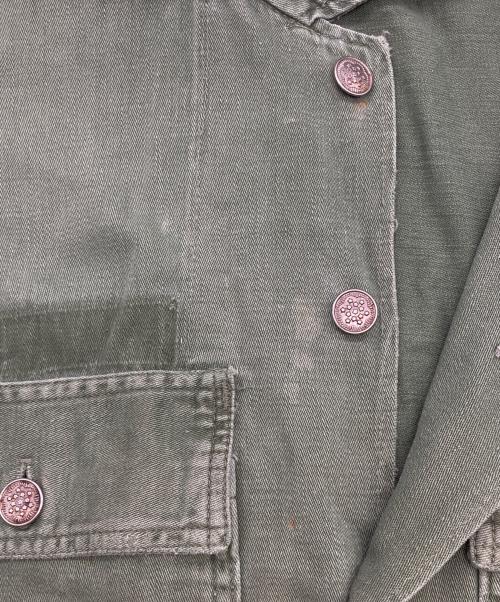 Good Luck fatigue（グッドラック・ファティーグ）Good Luck fatigue (グッドラック・ファティーグ) 40-50`sユーティリティージャケット グリーン サイズ:Mの古着・服飾アイテム