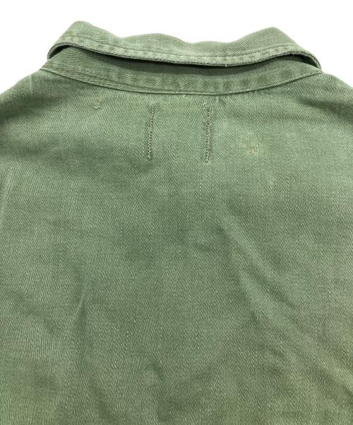 Good Luck fatigue（グッドラック・ファティーグ）Good Luck fatigue (グッドラック・ファティーグ) 40-50`sユーティリティージャケット グリーン サイズ:Mの古着・服飾アイテム