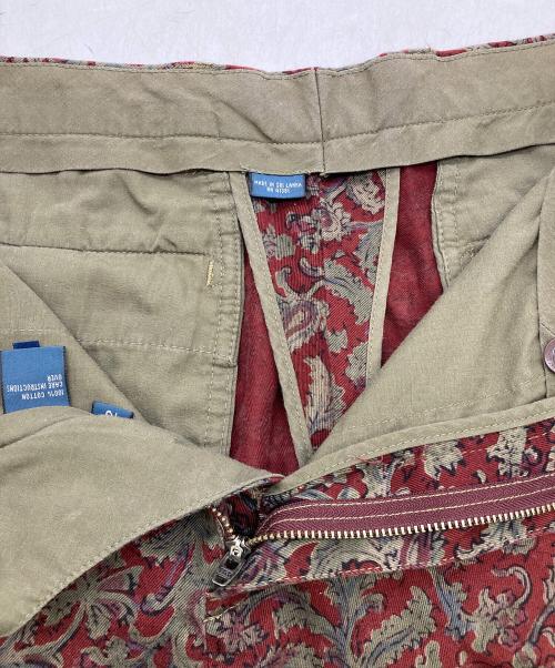POLO RALPH LAUREN（ポロ・ラルフローレン）POLO RALPH LAUREN (ポロ・ラルフローレン) ペイズリーハーフパンツ ボルドー サイズ:32の古着・服飾アイテム
