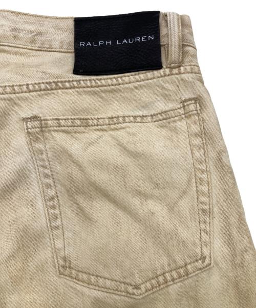 RALPH LAUREN（ラルフローレン）RALPH LAUREN (ラルフローレン) スタッズデニムパンツ ベージュ サイズ:32/32の古着・服飾アイテム