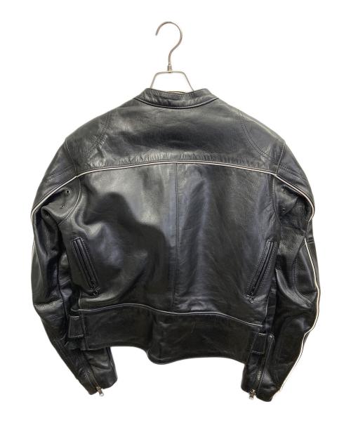 VANSON（バンソン）VANSON (バンソン) MANX LEATHER MOTORCYLE JACKET ブラック サイズ:40の古着・服飾アイテム