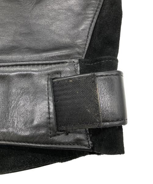 VANSON（バンソン）VANSON (バンソン) MANX LEATHER MOTORCYLE JACKET ブラック サイズ:40の古着・服飾アイテム