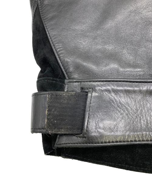 VANSON（バンソン）VANSON (バンソン) MANX LEATHER MOTORCYLE JACKET ブラック サイズ:40の古着・服飾アイテム