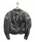 VANSON（バンソン）の古着「MANX LEATHER MOTORCYLE JACKET」｜ブラック