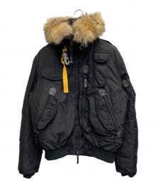 PARAJUMPERS（パラジャンパーズ）の古着「フライトジャケット」｜ブラック