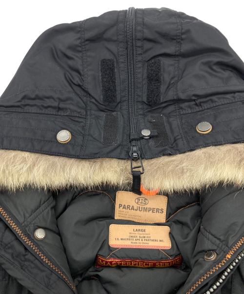 PARAJUMPERS（パラジャンパーズ）Parajumpers (パラジャンパーズ) フライトジャケット ブラック サイズ:Lの古着・服飾アイテム