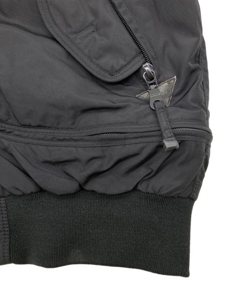 PARAJUMPERS（パラジャンパーズ）Parajumpers (パラジャンパーズ) フライトジャケット ブラック サイズ:Lの古着・服飾アイテム