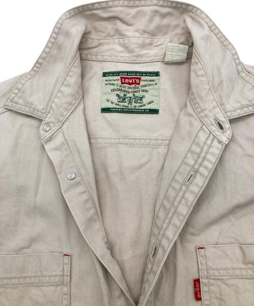 LEVI'S（リーバイス）LEVI'S (リーバイス) ウエスタンシャツ ベージュ サイズ:Lの古着・服飾アイテム
