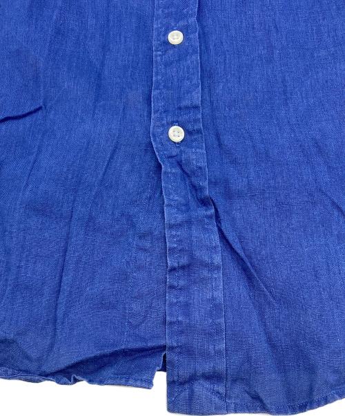 POLO RALPH LAUREN（ポロ・ラルフローレン）POLO RALPH LAUREN (ポロ・ラルフローレン) リネンBDシャツ ブルー サイズ:Sの古着・服飾アイテム
