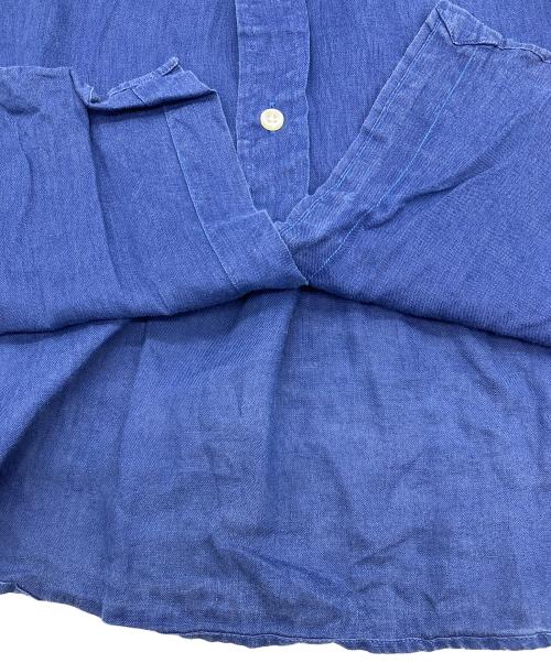 POLO RALPH LAUREN（ポロ・ラルフローレン）POLO RALPH LAUREN (ポロ・ラルフローレン) リネンBDシャツ ブルー サイズ:Sの古着・服飾アイテム